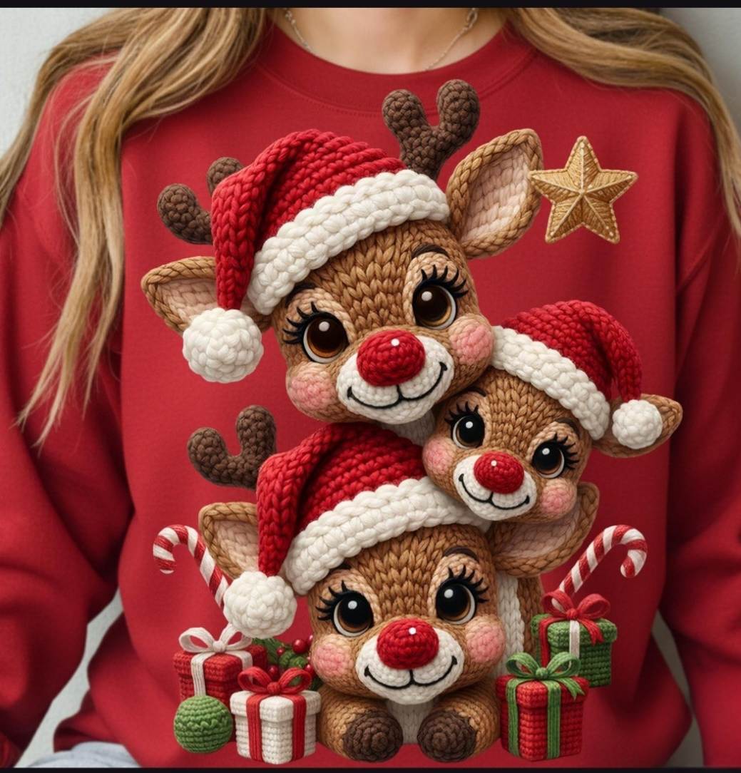 Yarn Christmas Reindeer 🎄